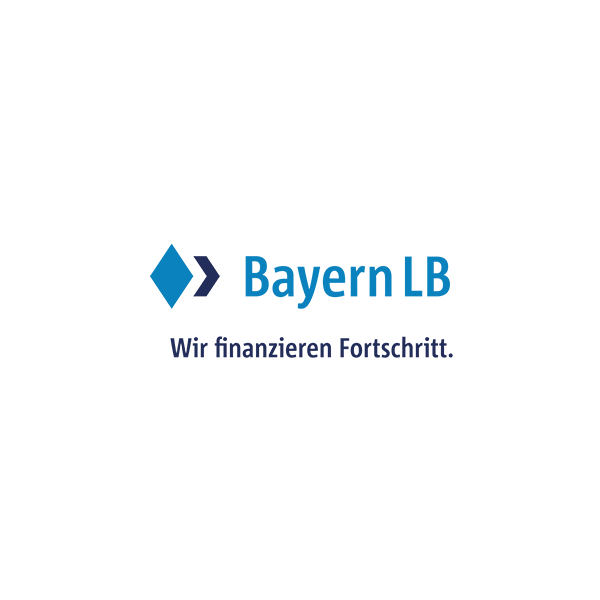 BayernLB logo display stand FSM25