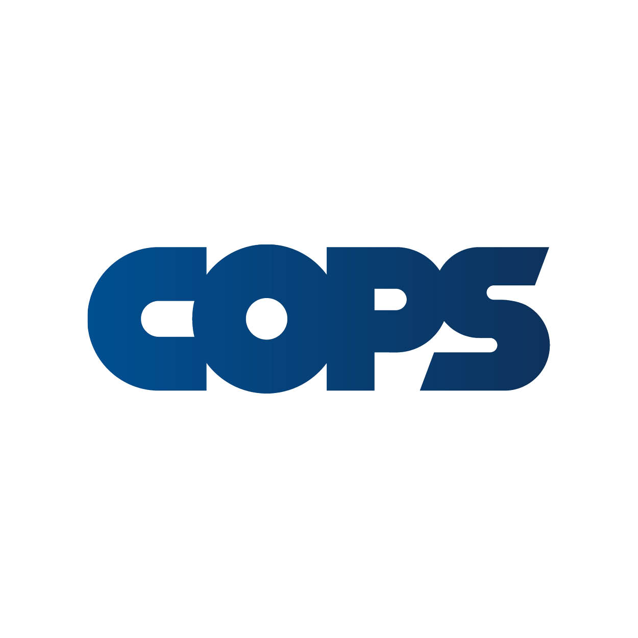 COPS logo display stand FSM25