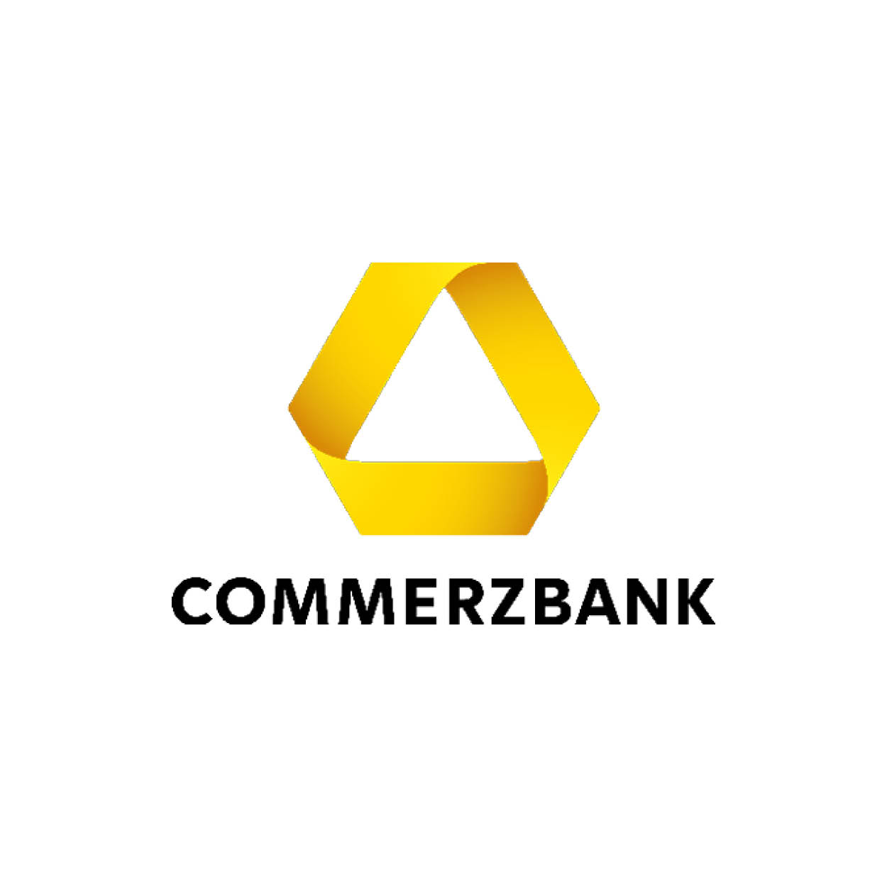 Commerzbank logo display stand FSM25