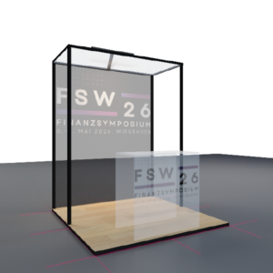 Deckenkonstruktion mit Gittertüll